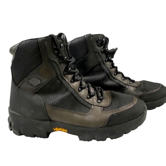 Harley-Davidson Other - MENS Harley Davidson black leather lace up boots size 8 thick tread